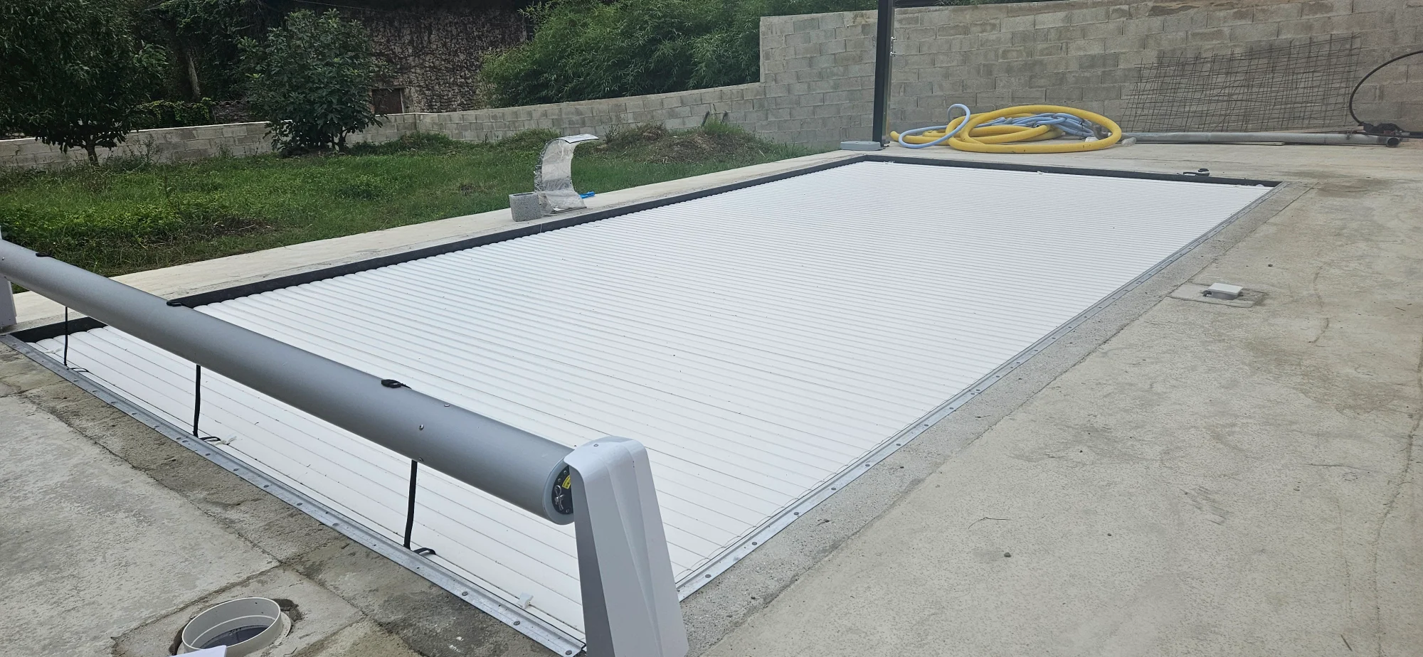 Couverture automatique de sécurité installée